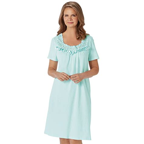 walmart nightgowns cotton|cotton nightgowns for women walmart.